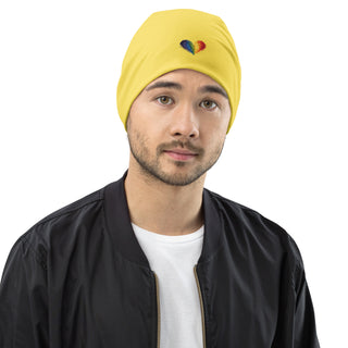 Beanie Hat by Ellen Jean Yellow Warm Durable Lightweight Beanie Hat