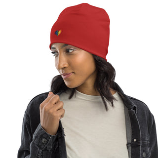 Beanie Hat by Ellen Jean Red Warm Durable Lightweight Beanie Hat