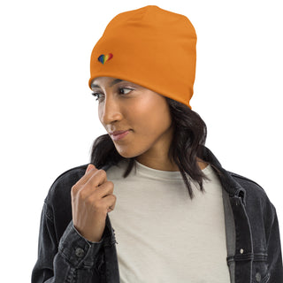 Beanie Hat by Ellen Jean Orange Warm Durable Lightweight Beanie Hat