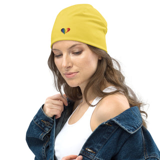 Beanie Hat by Ellen Jean Yellow Warm Durable Lightweight Beanie Hat