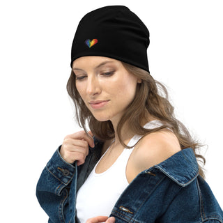 Beanie Hat by Ellen Jean Black Warm Durable Lightweight Beanie Hat