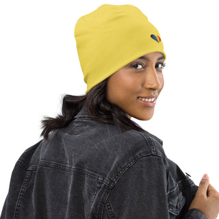 Beanie Hat by Ellen Jean Yellow Warm Durable Lightweight Beanie Hat