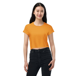 Orange Crop Top T-Shirt by Ellen Jean