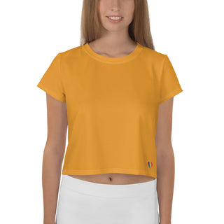 Orange Crop Top T-Shirt by Ellen Jean