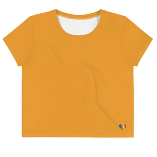 Orange Crop Top T-Shirt by Ellen Jean