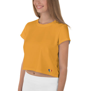 Orange Crop Top T-Shirt by Ellen Jean