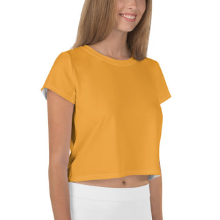 Orange Crop Top T-Shirt by Ellen Jean