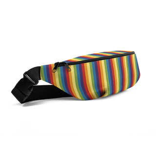 Fanny Pack Rainbow Stripe Crossbody Bag