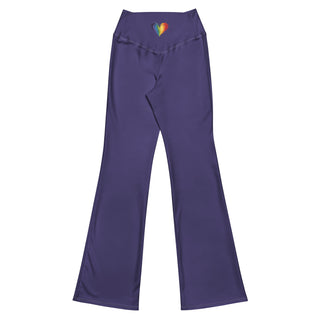 Leggings Butt-Lifting High Waist Eco Friendly Purple Flare Pants