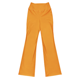 Leggings Butt-Lifting High Waist Eco Friendly Orange Flare Pants