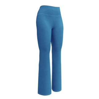 Leggings Butt-Lifting High Waist Eco Friendly Blue Flare Pants