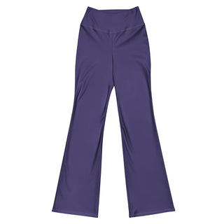 Leggings Butt-Lifting High Waist Eco Friendly Purple Flare Pants