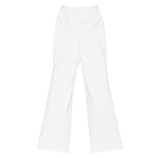 Leggings Butt-Lifting High Waist Eco Friendly White Flare Pants