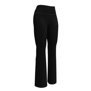 Leggings Butt-Lifting High Waist Eco Friendly Black Flare Pants