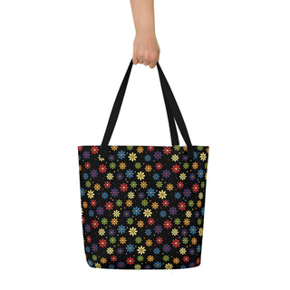 Large Floral Tote Bag 16"x20"