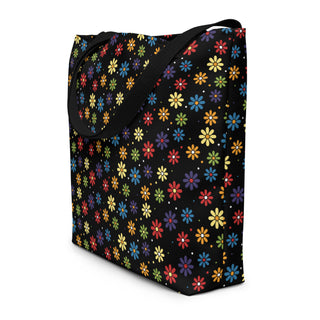 Large Floral Tote Bag 16"x20"