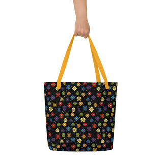 Large Floral Tote Bag 16"x20"