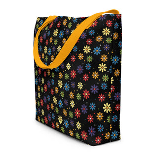 Large Floral Tote Bag 16"x20"