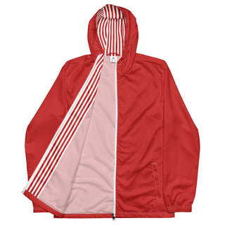 Windbreaker Red Regular Unisex Fit Jacket