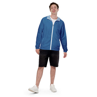 Windbreaker Blue Regular Unisex Fit Jacket