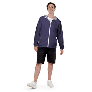 Windbreaker Purple Regular Unisex Fit Jacket