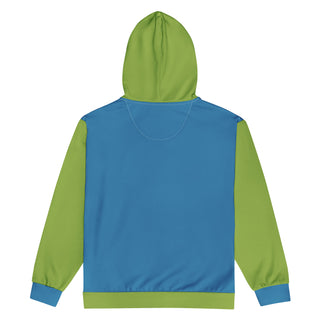 Hoodie Zip Up Eco-Friendly Unisex Fit Green Blue Jacket Sweatshirt Hoodie