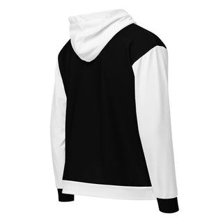 Hoodie Zip Up Eco-Friendly Unisex Fit Black White Jacket Sweatshirt Hoodie