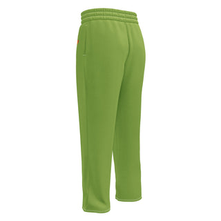 Joggers Wide Leg Green Unisex Relaxed Fit Jogging Pants