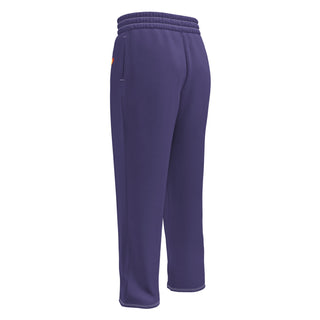 Joggers Wide Leg Purple Unisex Relaxed Fit Jogging Pants