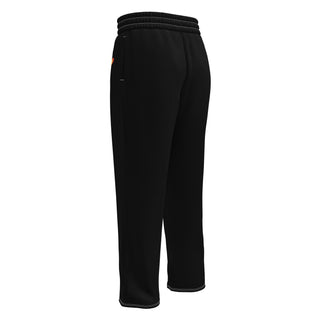 Joggers Wide Leg Black Unisex Relaxed Fit Jogging Pants