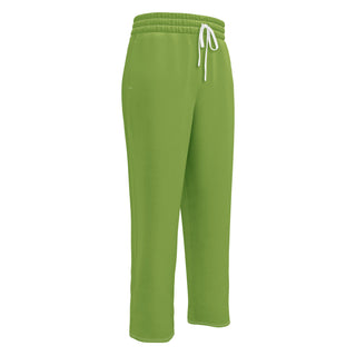 Joggers Wide Leg Green Unisex Relaxed Fit Jogging Pants