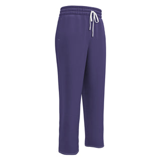 Joggers Wide Leg Purple Unisex Relaxed Fit Jogging Pants