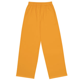 Orange Loungewear Wide Leg Pants by Ellen Jean