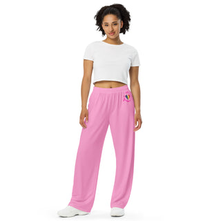 Pink Ribbon Loungewear Pants by Ellen Jean