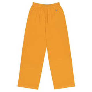 Orange Loungewear Wide Leg Pants by Ellen Jean