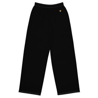 Pants Loungewear Solid Black Halloween Jersey Pajama Pants