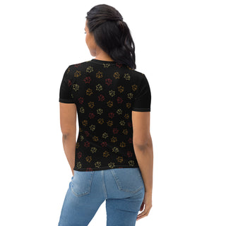 Womens Shirt Casual Short Sleeve Tees Black Fall Top