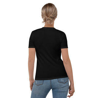 Womens Shirt Black Casual Short Sleeve Tees Top