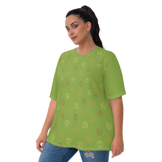 Womens Shirt Casual Short Sleeve Tees Green Fall Top