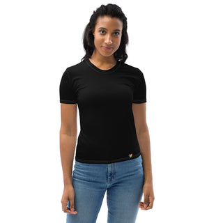 Womens Shirt Black Casual Short Sleeve Tees Top