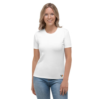 Womens Shirt White Casual Short Sleeve Tees Top