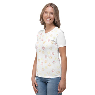 Womens Shirt Casual Short Sleeve Tees White Fall Top