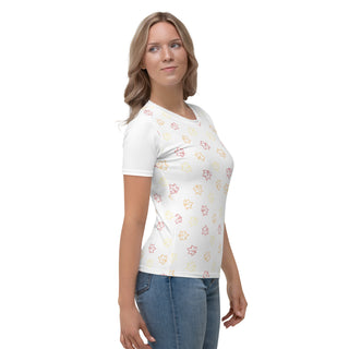 Womens Shirt Casual Short Sleeve Tees White Fall Top