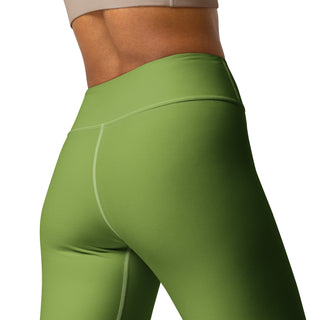 Yoga Leggings Green Athletic Soft and Stretchy Yoga Pants