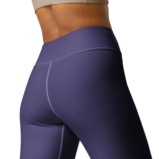 Yoga Leggings Purple Athletic Soft and Stretchy Yoga Pants