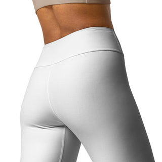 Yoga Leggings White Athletic Soft and Stretchy Yoga Pants