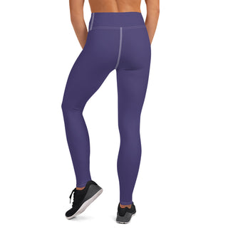 Yoga Leggings Purple Athletic Soft and Stretchy Yoga Pants