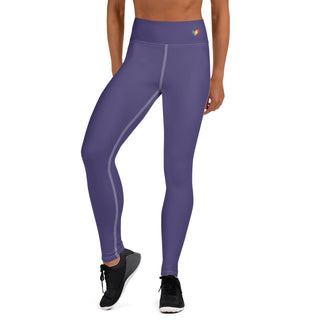 Yoga Leggings Purple Athletic Soft and Stretchy Yoga Pants