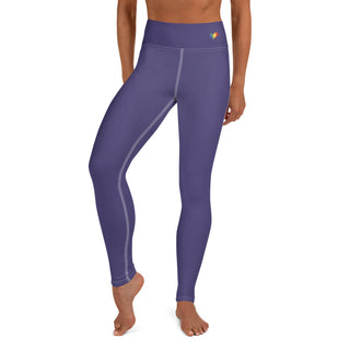 Yoga Leggings Purple Athletic Soft and Stretchy Yoga Pants