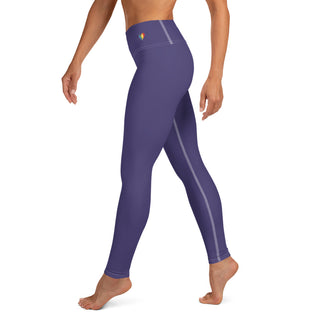 Yoga Leggings Purple Athletic Soft and Stretchy Yoga Pants